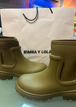 Botas bimba y lola caqui semi-nuevas