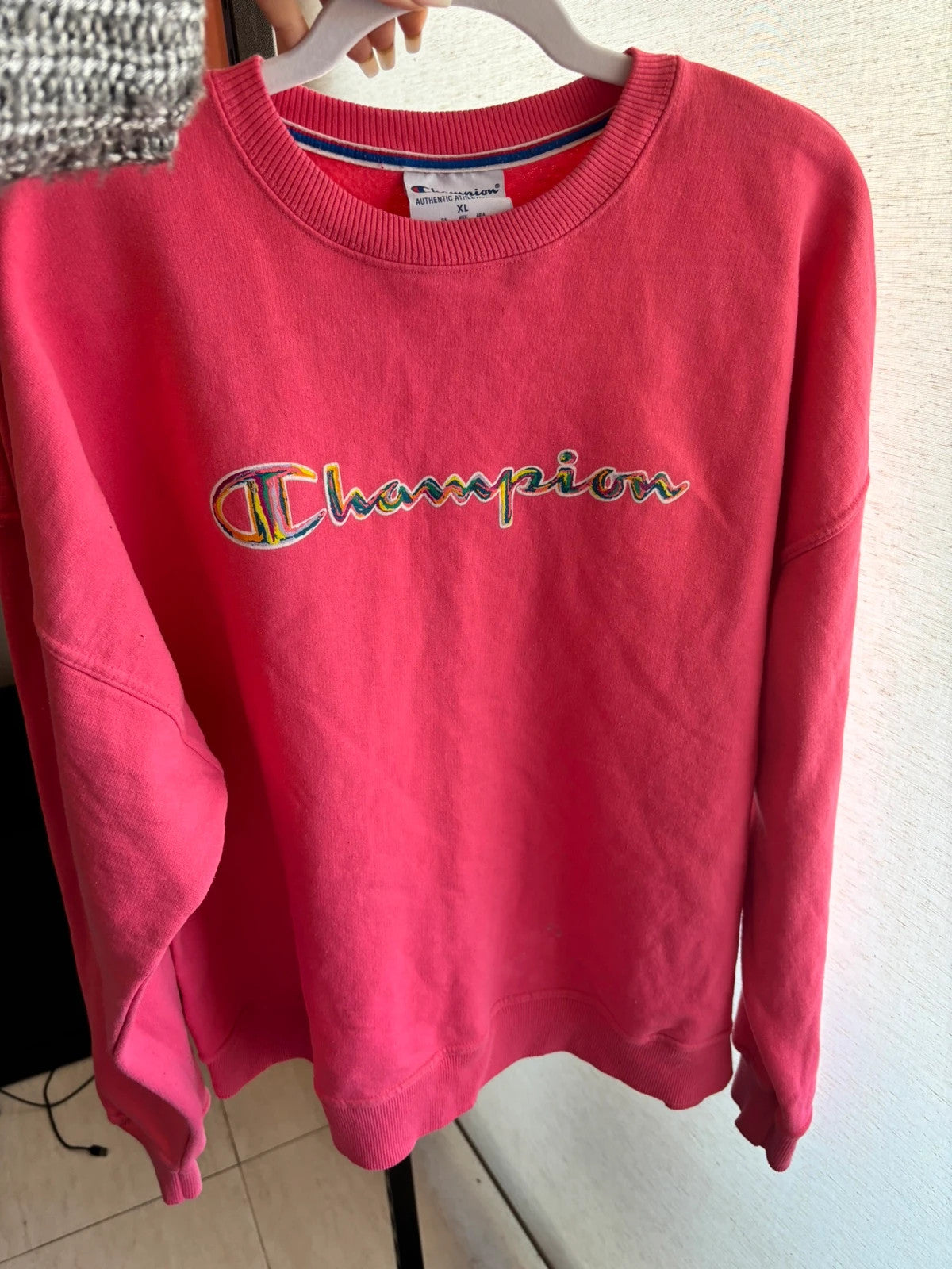 Sudadera Champion mujer fucsia Xl