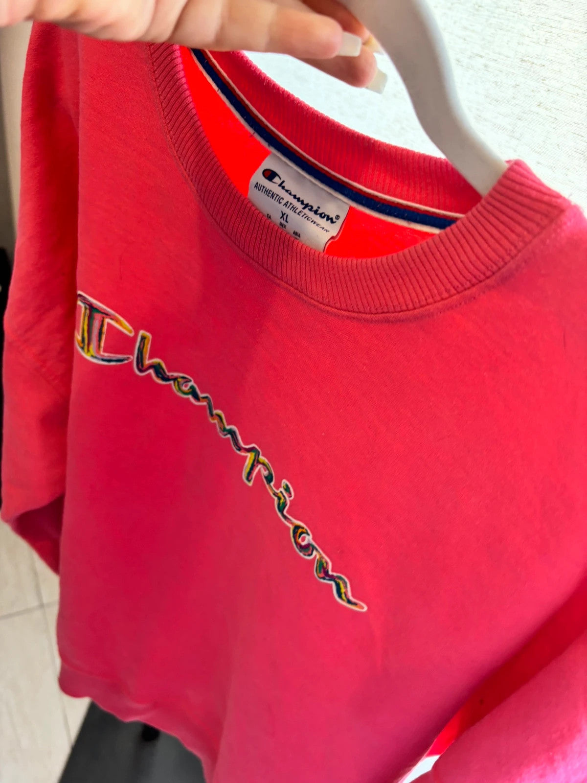 Sudadera Champion mujer fucsia Xl