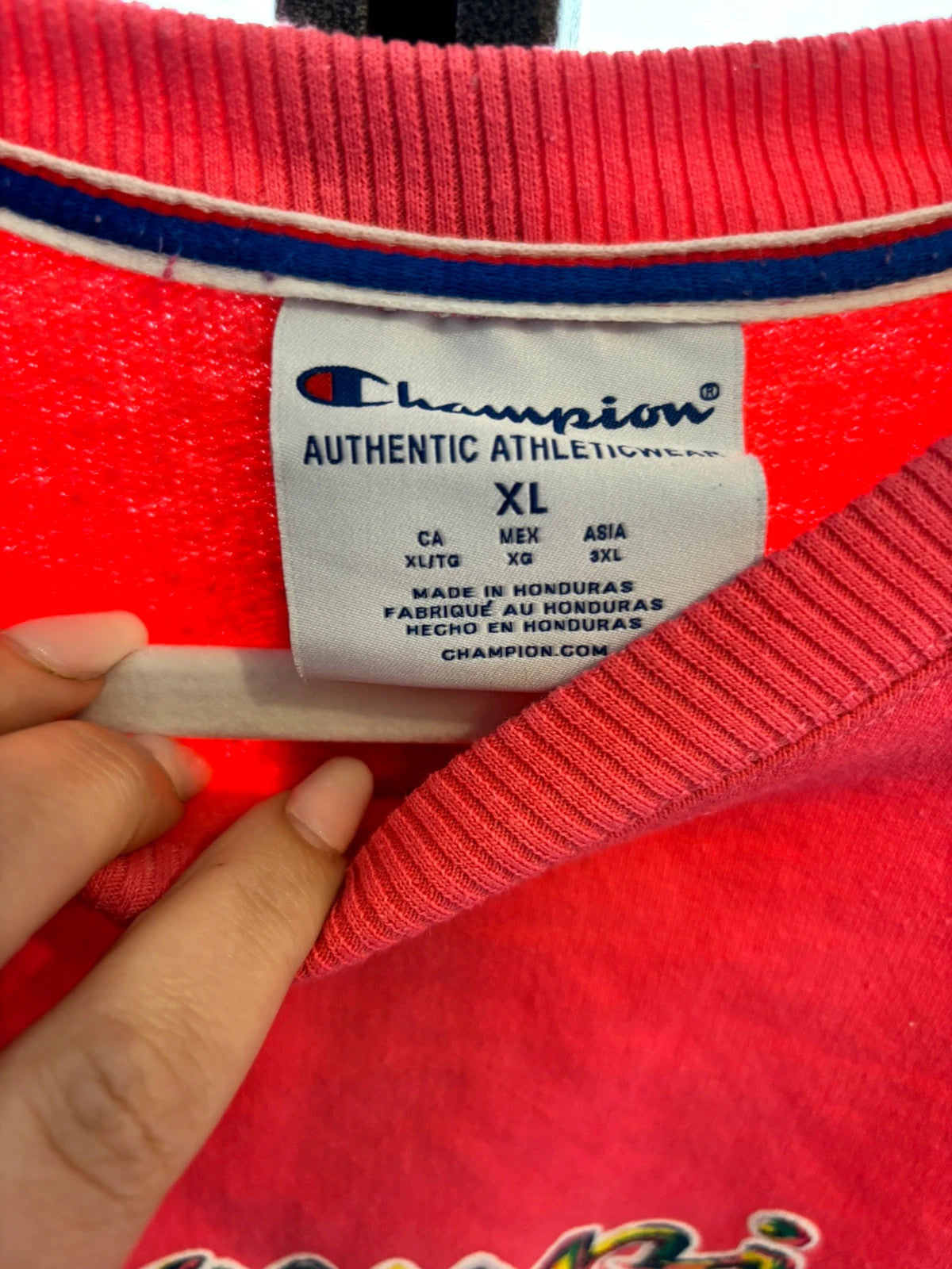 Sudadera Champion mujer fucsia Xl