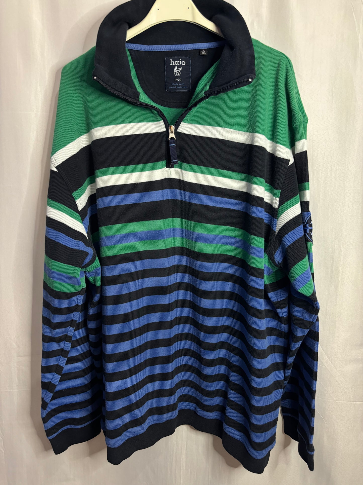 Polo de Hombre Hajo Talla XL - Estilo Deportivo a Rayas