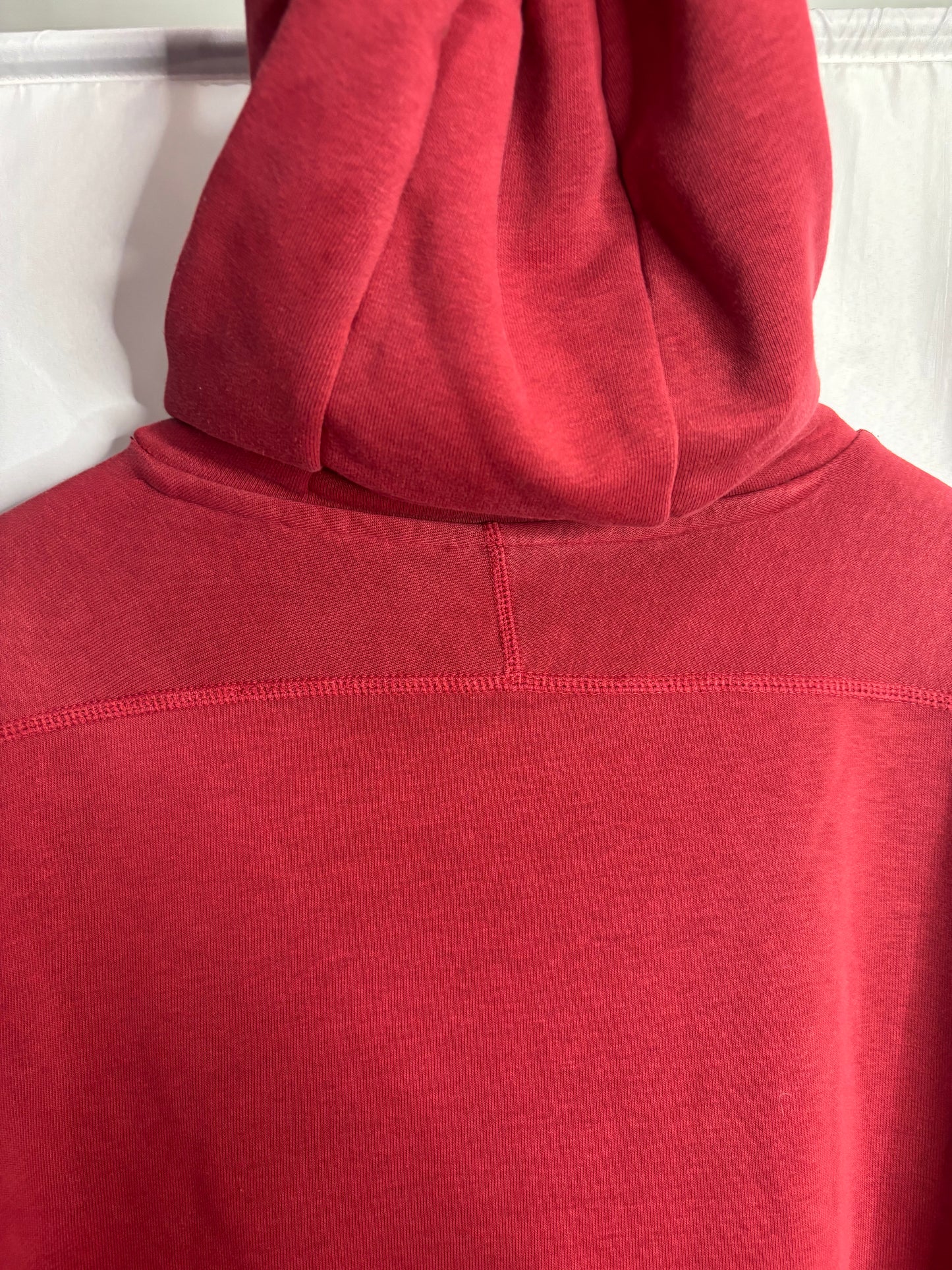 Sudadera roja capucha hombre S