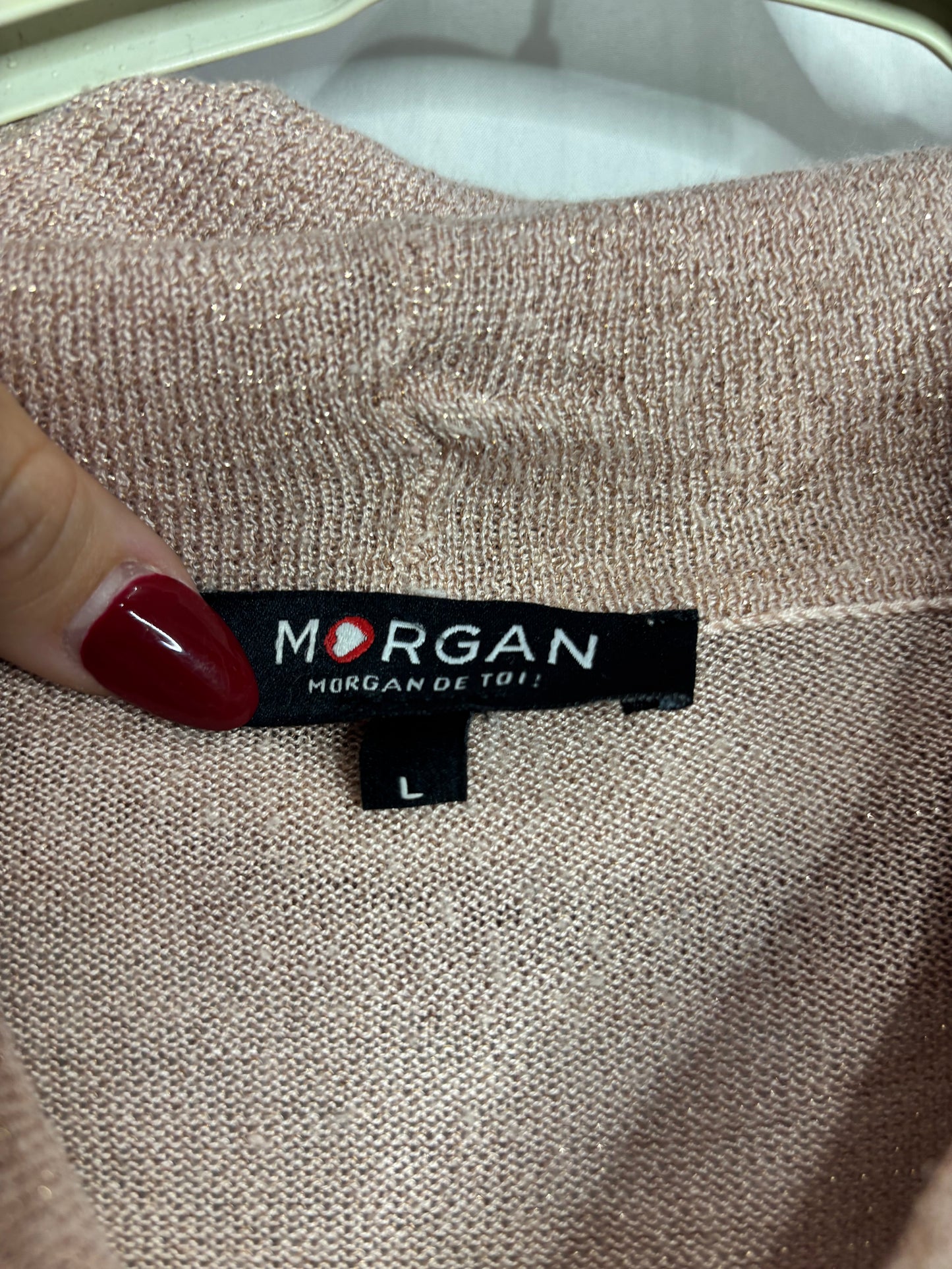 Jersey Morgan Rosa Brillante - Elegancia y Comodidad (Talla L)