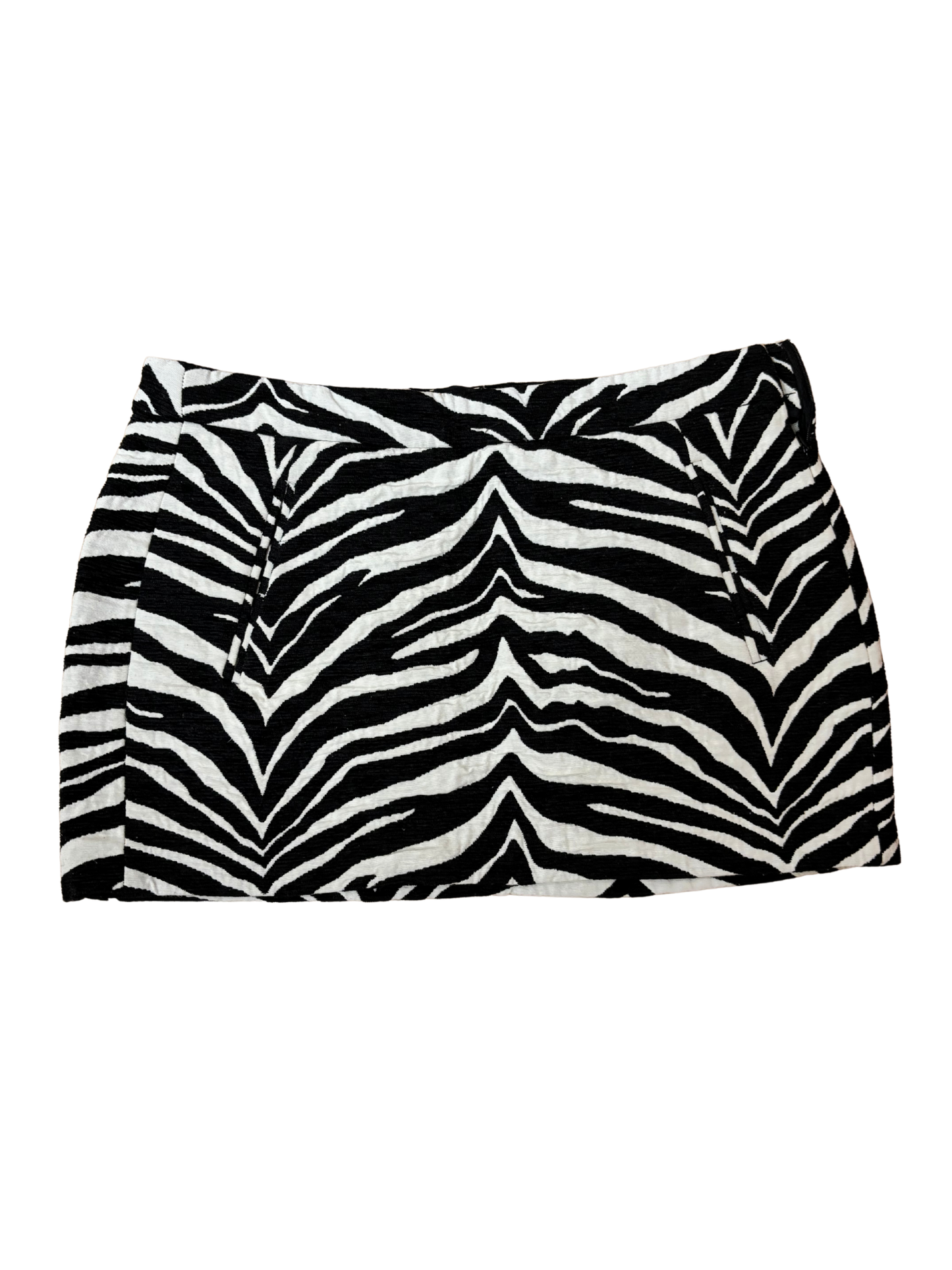 Falda estampado zebra Zara