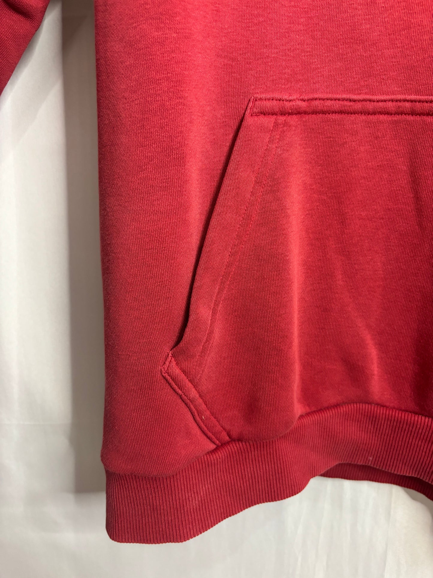 Sudadera roja capucha hombre S