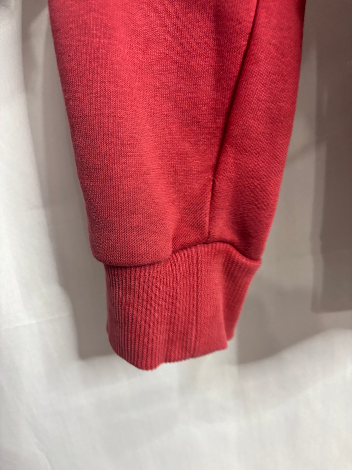 Sudadera roja capucha hombre S